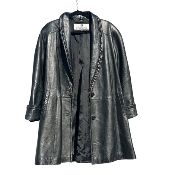 Givenchy Cuir Leather Coat - Picture 1 of 14